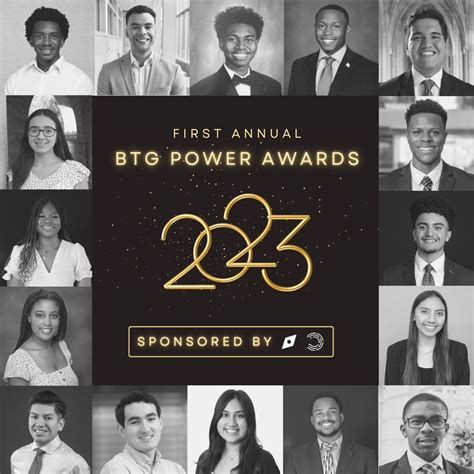 The BTG Power Awards is celebrating excellence: 25 Awardees. 5 Categories. 1 Exclusive NYC ...