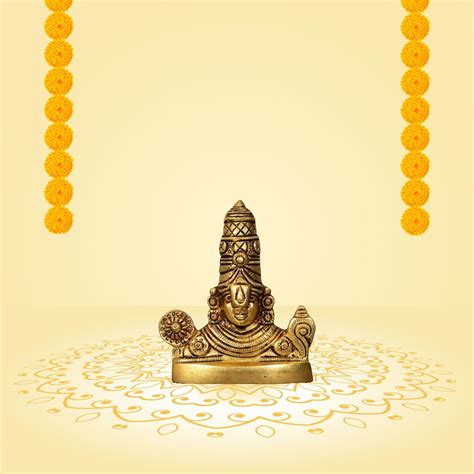 Buy Spillbox Brass God Idol|Tirupati Balaji Pital Statue|Perumal ...