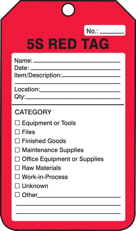 Accuform MMT105CTM PF-Cardstock Red Tag, Pack of 5 India | Ubuy