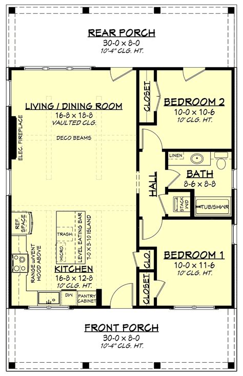 2 bedroom house plans | Family Home Plans