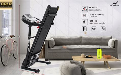 Buy Nodens Fitness TMA-008 (2 HP Peak) Automatic Treadmill (Free ...