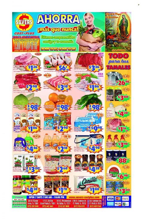 Savers Cost Plus (TX) Weekly Ad Flyer Specials November 30 to December ...
