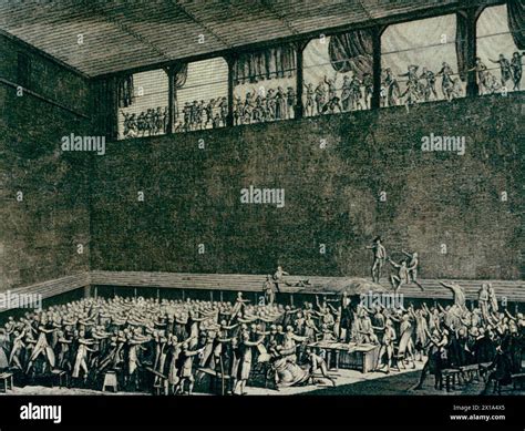 The Tennis Court Oath of the Third State, France June 1789 Stock Photo - Alamy