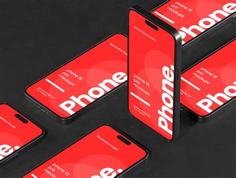 8 iPhone 15 Pro Max Mockups — Mockups on UI8 in 2025 | Mockup, Iphone ...