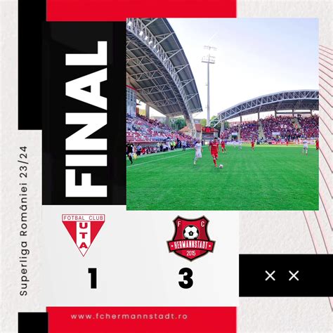 SuperLiga. Hermannstadt învinge UTA Arad cu 3-1, într-un meci în deplasare