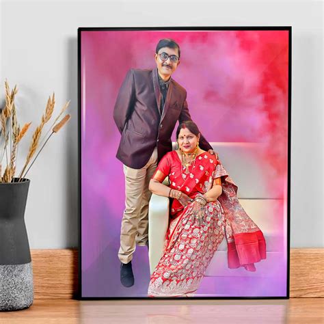 Digital Acrylic Oil Painting : Best Personalised Gift - love craft gift