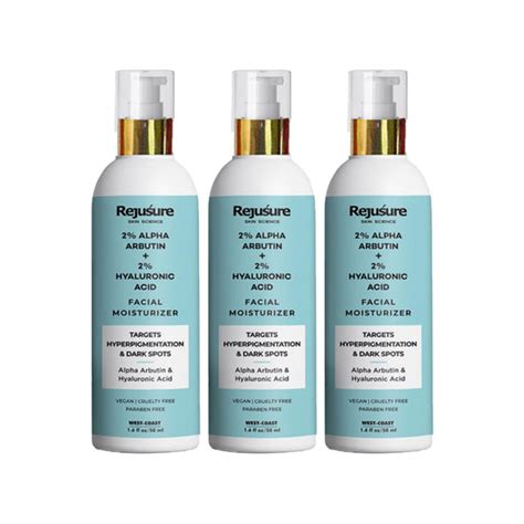 Buy Pack of 3 Alpha Arbutin Face Moisturizer | 50ml – Rejusure