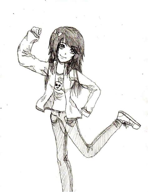 Anime Full Body Drawing at GetDrawings | Free download