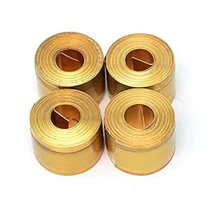 Buy BRONGS Brass Strip | 1 INCH | Pack of 4 | Vastu Brass Strip for ...