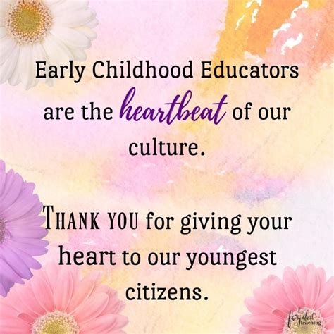 Positive Quotes For Early Childhood Educators at Andrew Mckeown blog