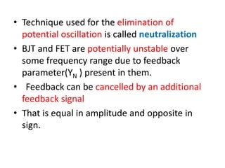 Image result for Neutralizing Capacitor