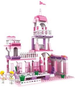Shanaya Princess Castle Blocks Set 254 Pieces Toys for Girls Building ...