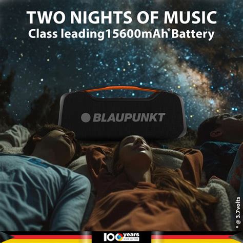 Blaupunkt Atomik Knightz 100W Boombox | Bluetooth Speaker with Karaoke Mic