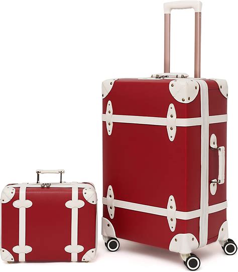 NZBZ Vintage Luggage Set with TSA Lock - Retro India | Ubuy