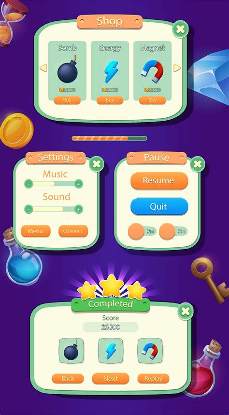 Image result for Game UI/UX Kit