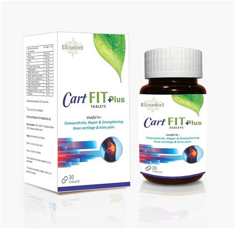 STREAMLINE CART FIT PLUS TABLET Joint Support Supplement - 30 Tablets