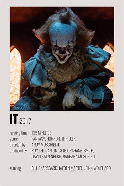 It (2017) | Horror movies scariest, Film posters minimalist, Movie ...