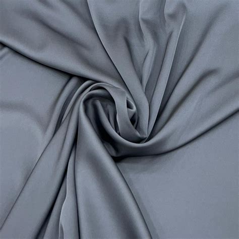 Steel Grey Zara Satin – Saroj Fabrics