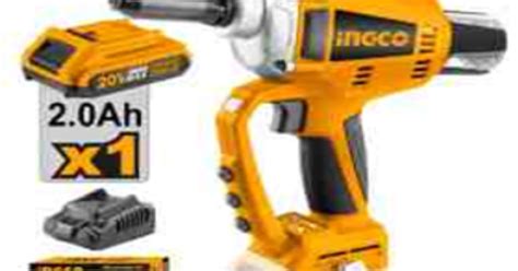 INGCO CRTLI20051 Lithium-ion Rivet Tool 20 Watt