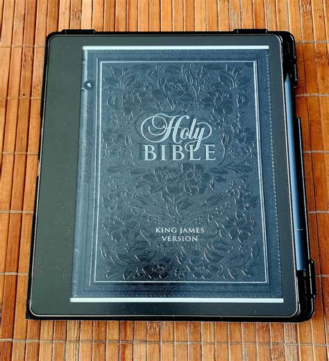 King James Bible PDF Kindle Scribe 1,2,3 KJV Kjb Pdf Hyperlinked Bible ...