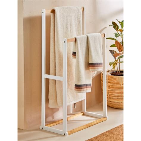 Buy Omnia Bamboo Towel Rack from Home Centre at just INR 2199.0