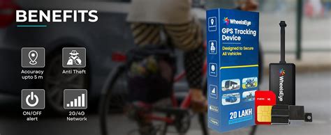 Wheelseye Vehicle GPS Tracking Device with App Subscription, Live ...