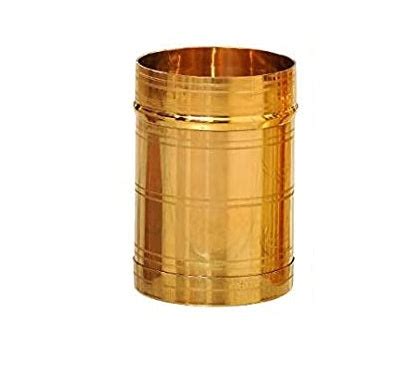 Nazhi Brass Kerala Tradtional Rice Measuring Glass Uri Uzhaku Para ...