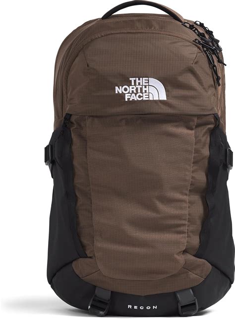 Amazon.com | THE NORTH FACE Recon Everyday Laptop Backpack, Smokey Brown/TNF Black, One Size ...