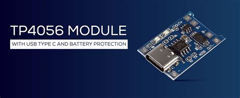 TP4056 Module with USB Type C and Battery Protection : Amazon.in ...