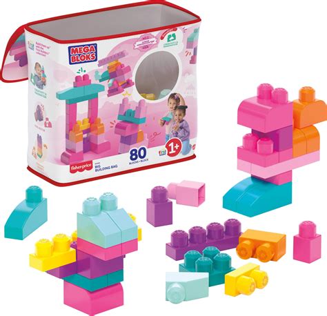Snapklik.com : MEGA BLOKS First Builders Toddler Blocks Toys Set, Big ...