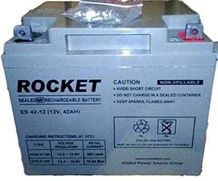 Rocket 12V 42AH Battery SMF VRLA (UPS Battery/Uninterrupted Power ...