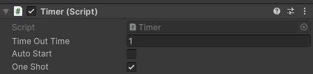 Unity C# Timer 的图像结果