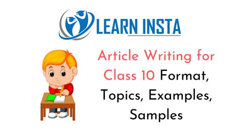 Image result for Article Writing Pattern CBSE