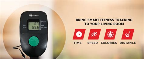 PowerMax Fitness BU-201 Dual Action Air Bike With Back Support|Exercise ...