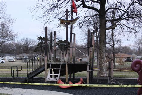 Officials suspected arsonist sets fire to elementary school playground ...