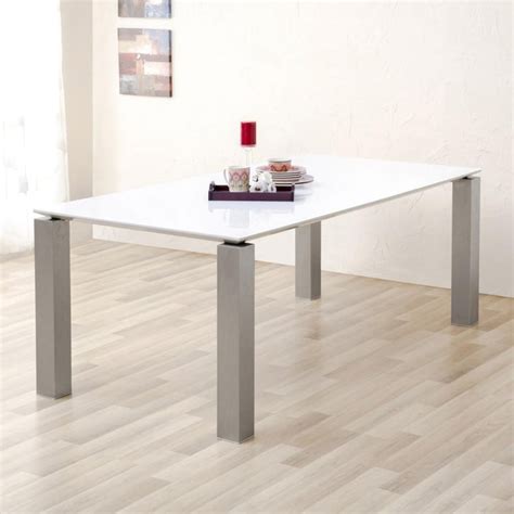 Buy Parlin Glass Top 8-Seater Dining Set with Chairs - White from Home ...