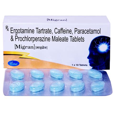 Migran Tablet 10's Price, Uses, Side Effects, Composition - Apollo Pharmacy