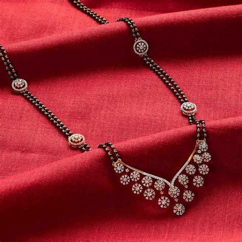 Buy Stylish Festive Mangalsutra in 18KT Yellow Gold OTN23V03 Online at ...