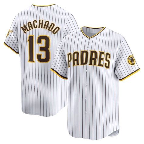 Men's San Diego Pa Padres Manny Machado 13 Jersey T-shirts Baseball Tee ...