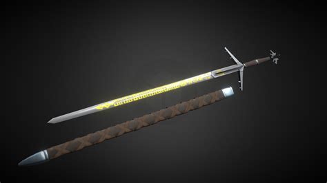 The Witcher 3 - Aerondight Sword - Download Free 3D model by mefq ...
