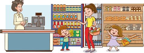 Supermarket Cartoon 的图像结果
