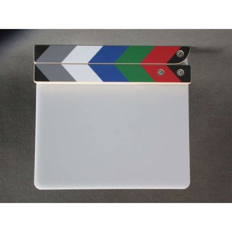 Filmklappe mittel bunt ohne Schrift, 57,14