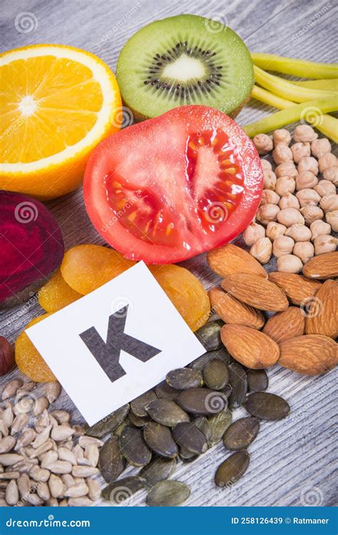 Healthy Eating As Source Natural Potassium, Vitamin K, Minerals and ...