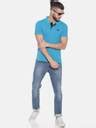 GMG Solid Men Polo Neck Blue T-Shirt - Buy GMG Solid Men Polo Neck Blue ...
