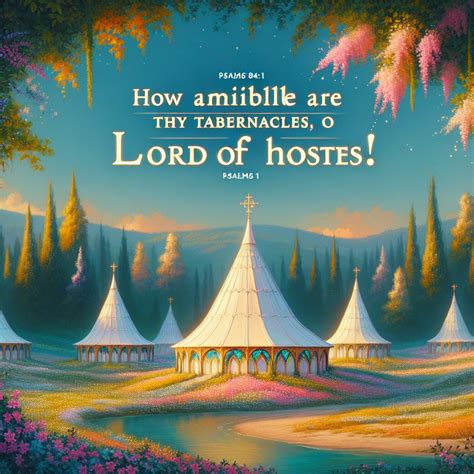 What does Psalms 84:1 mean? | Bible Art