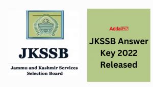 Haryana CET Answer Key 2022 Released, Direct Link Available Here