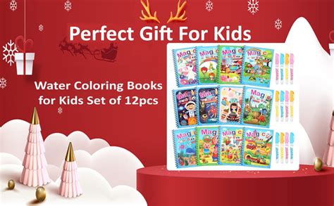 Buy SNAPTRON Magic Book - Water Drawing Book, 6 Set of Water Coloring ...