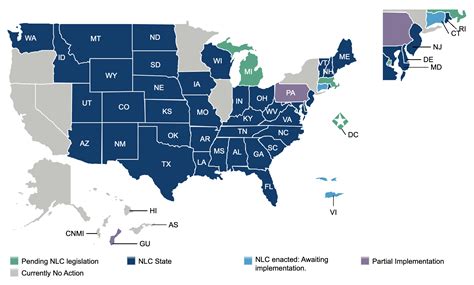 Nursing License Compact States 2025: Complete NLC State List & Guide