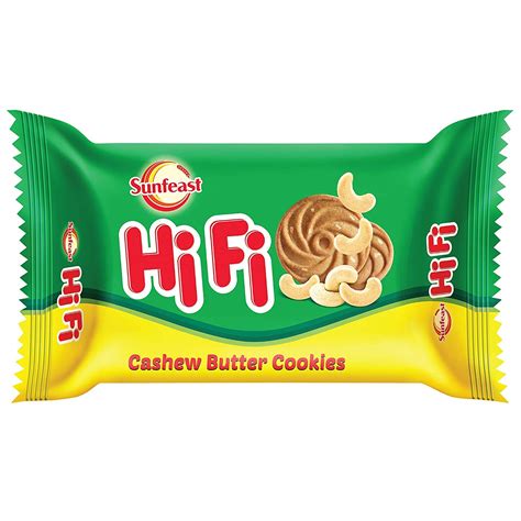 Sunfeast Hi Fi Cashew Butter Cookies, 36g [Pack of 168] : Amazon.in ...