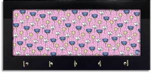 Nutcase PINK AND PURPLE TULIPS Wood Key Holder Price in India - Buy ...